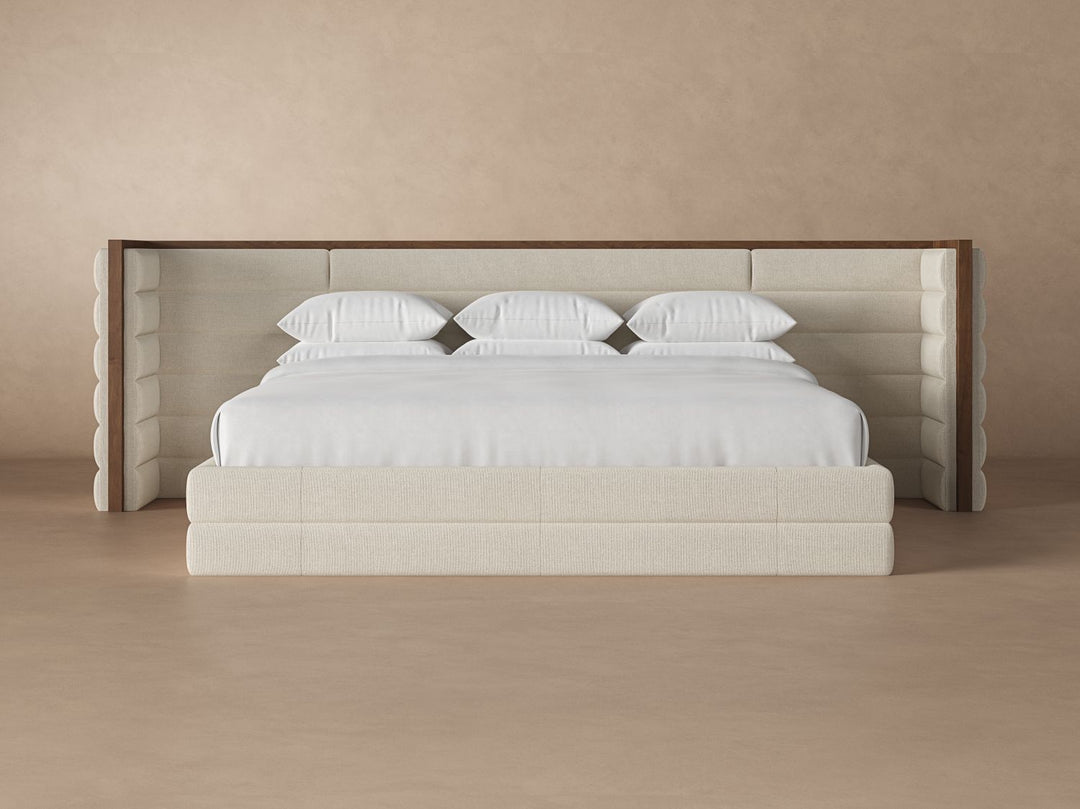 Flax colored Harrison bedframe #color_flax