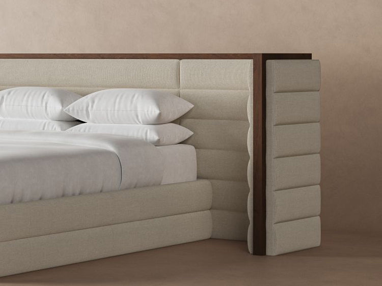Flax colored Harrison bedframe #color_flax