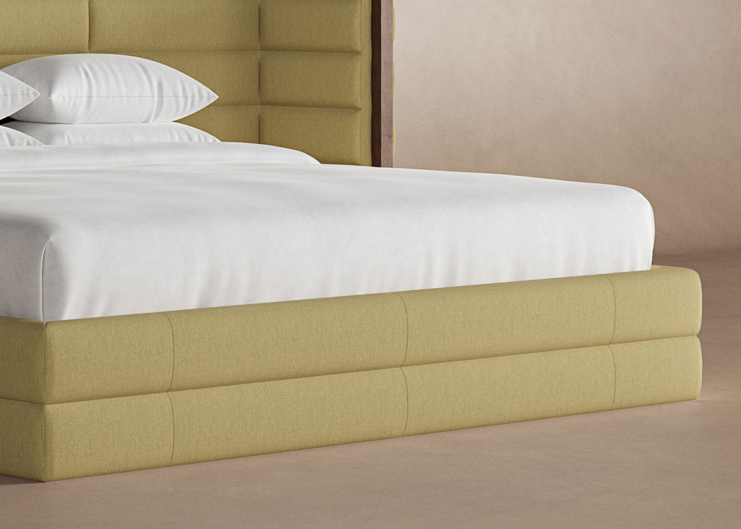 Iceland moss colored Harrison bedframe #color_iceland-moss