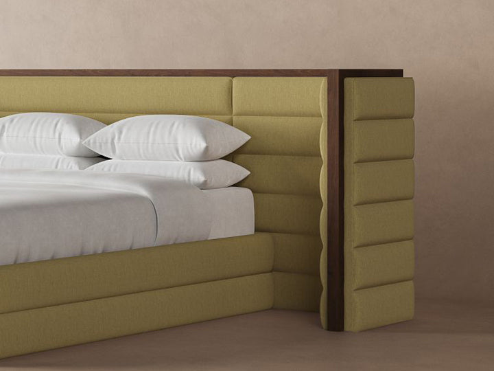 Iceland moss colored Harrison bedframe #color_iceland-moss