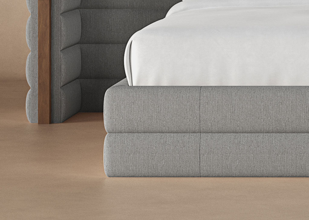 Harrison bed frame in Slate #color_slate