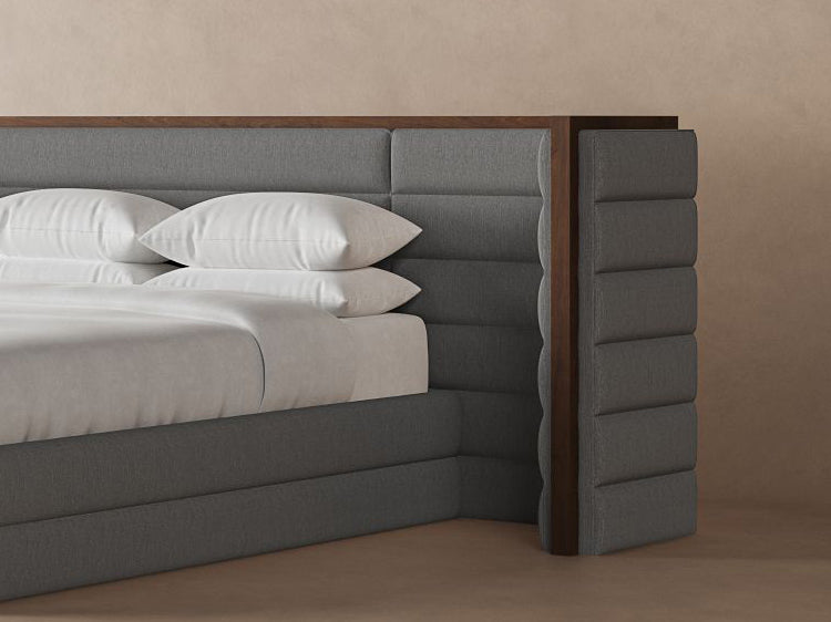 Harrison headboard in Slate #color_slate