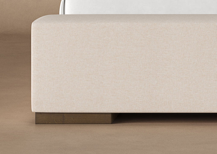 Haven Bed Frame in Oatmeal#color_oatmeal