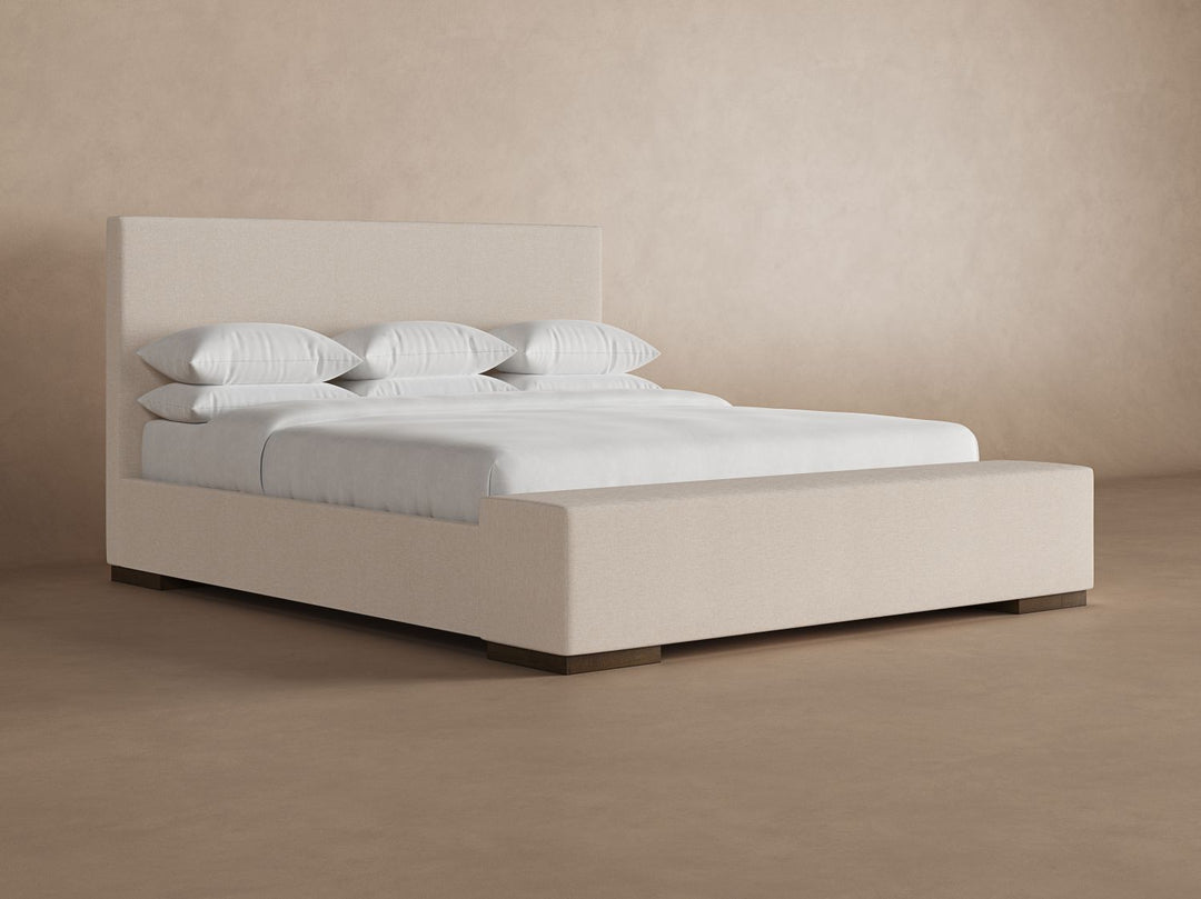 Haven Bed Frame in Oatmeal#color_oatmeal
