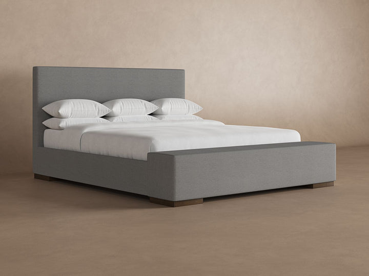 Haven Bed Frame in Slate#color_slate