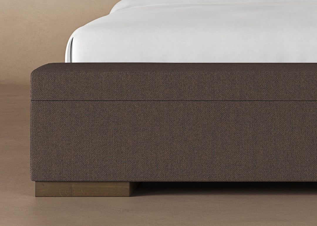 Haven Storage Bed Frame in Bark#color_bark