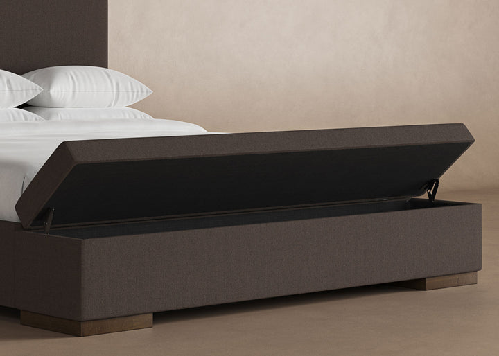 Haven Storage Bench in Bark#color_bark