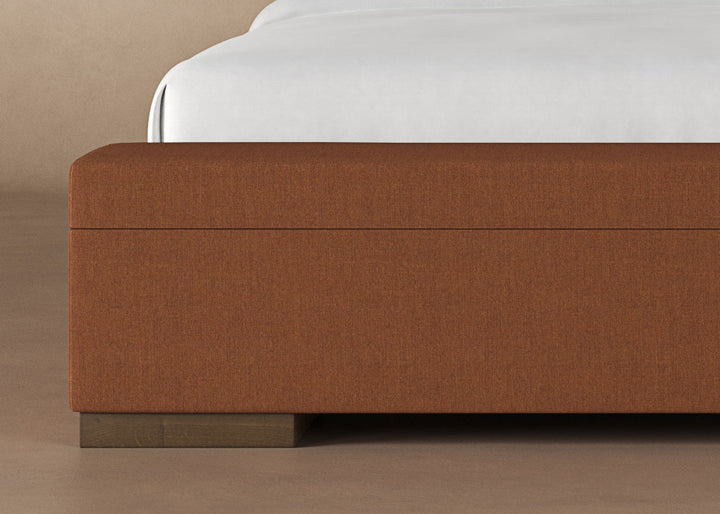 Haven Storage Bed Frame in Clay#color_clay