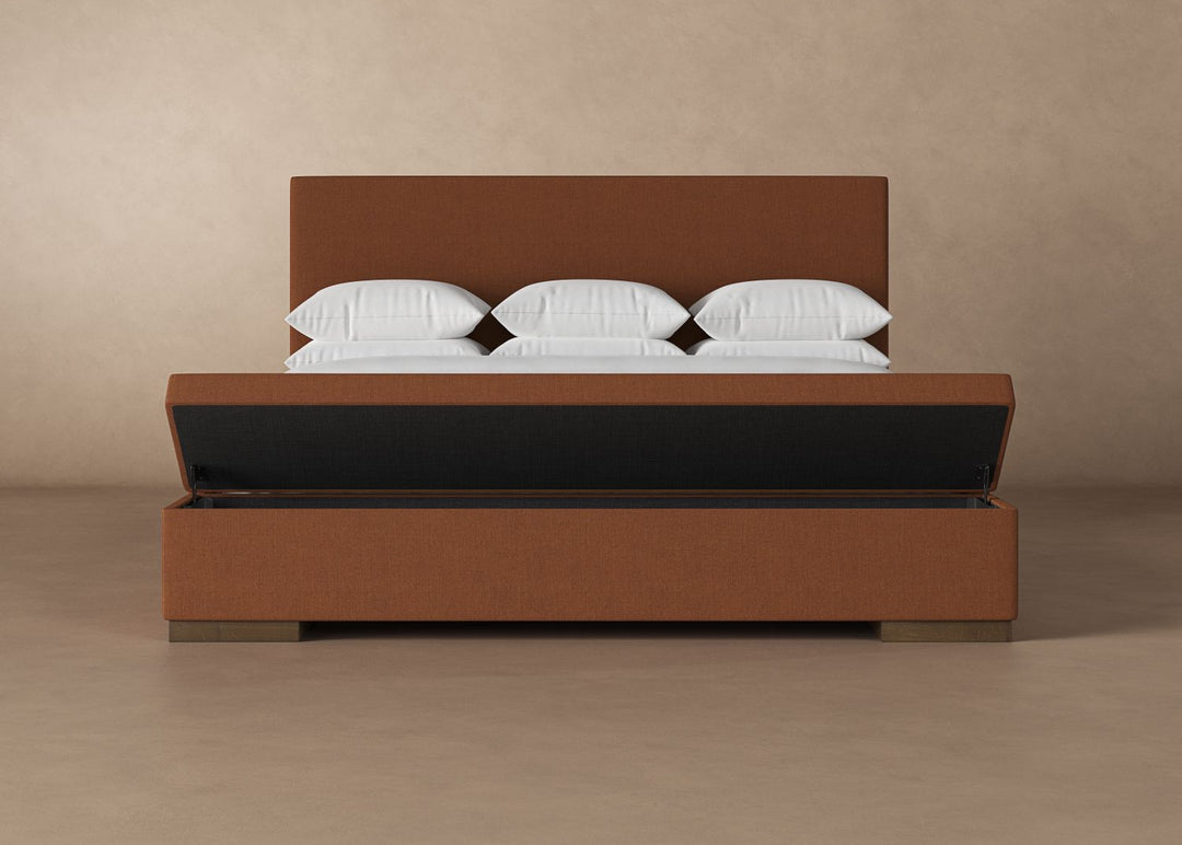 Haven Storage Bed in Clay#color_clay