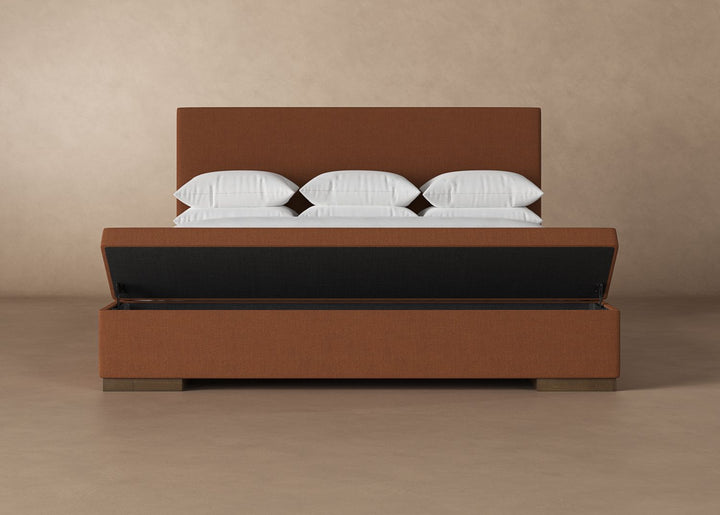 Haven Storage Bed in Clay#color_clay
