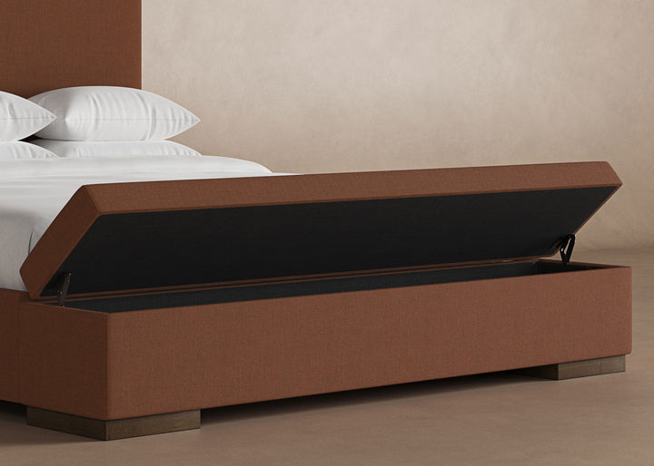 Haven Storage Bench in Clay#color_clay