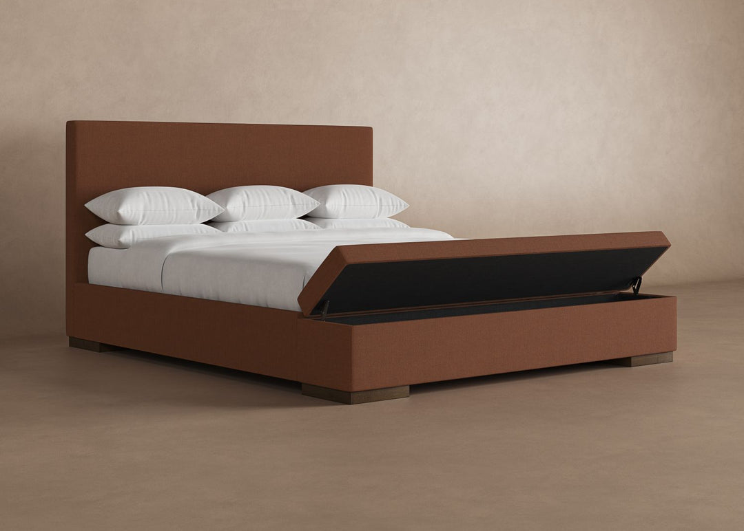 Haven Storage Bed in Clay#color_clay