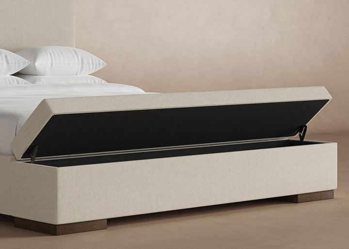 Haven Storage Bench in Flax#color_flax