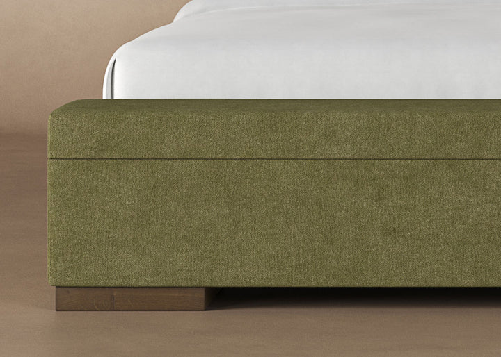 Haven Storage Bed Frame in Moss#color_moss