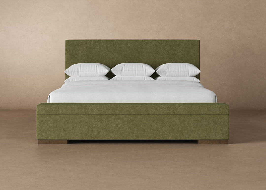 Haven Storage Bed in Moss#color_moss