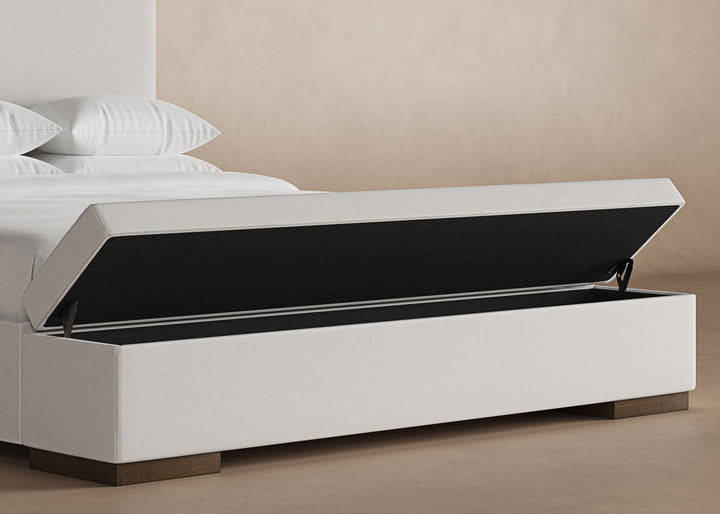 Haven Storage Bench in Snow#color_snow