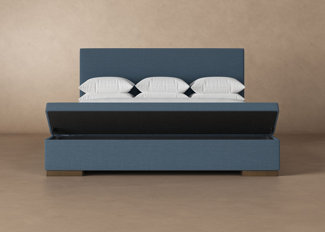 Haven Storage Bed in Steel#color_steel