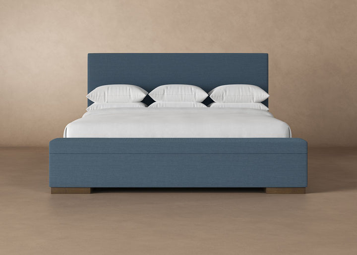 Haven Storage Bed in Steel#color_steel