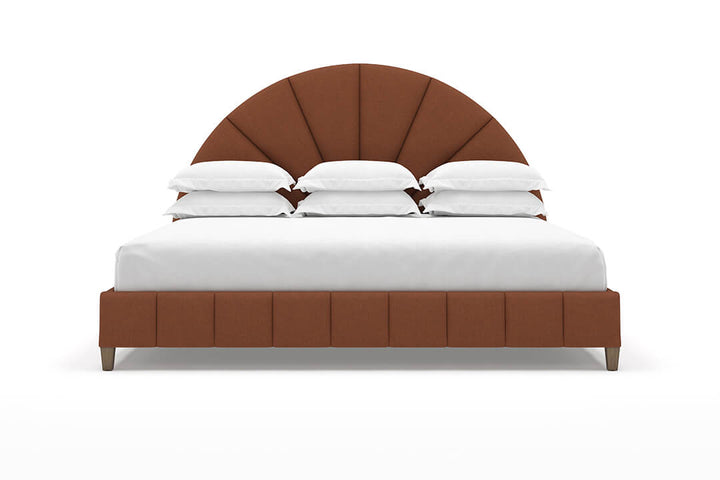 Angled Huxley Bed Frame in Clay#color_clay