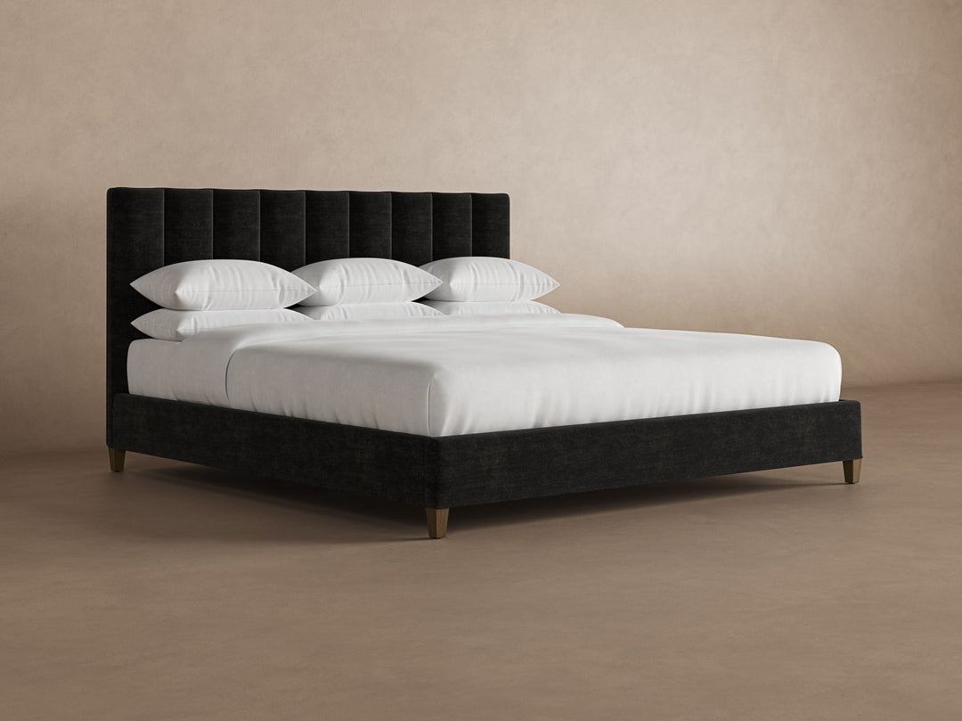 Angled Kenai Bed Frame in Ebony#color_onyx