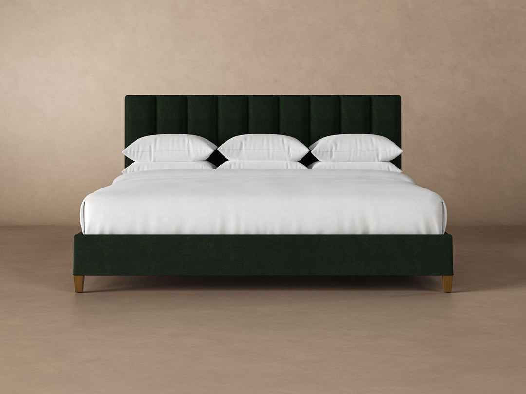 Angled Kenai Bed Frame in Emerald#color_emerald