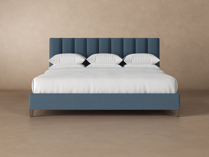 Angled Kenai Bed Frame in Steel#color_steel