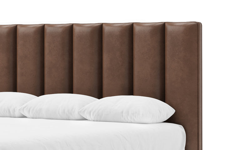 Kenai Leather Headboard in Espresso#color_espresso