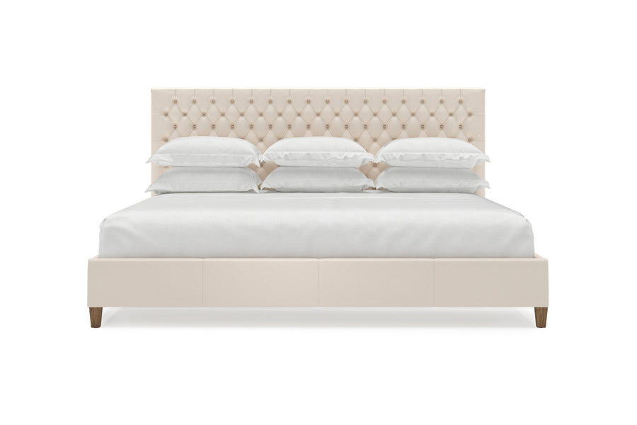 Kincaid Leather Bed Frame in arctic#color_arctic