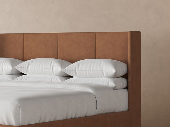 Kodiak Leather Bed in Cognac #color_cognac