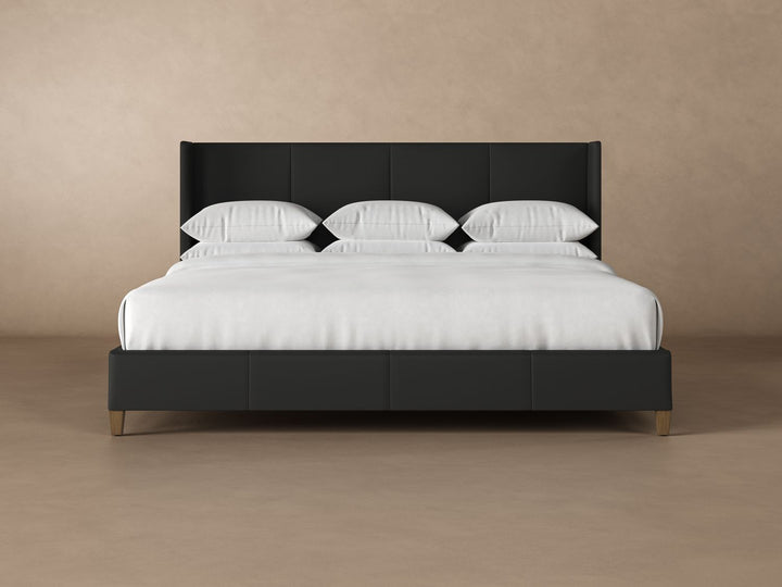 Kodiak Leather Bed in Jet #color_jet