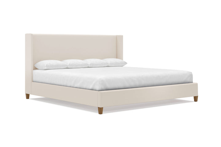 Kodiak Leather Bed in Arctic #color_arctic