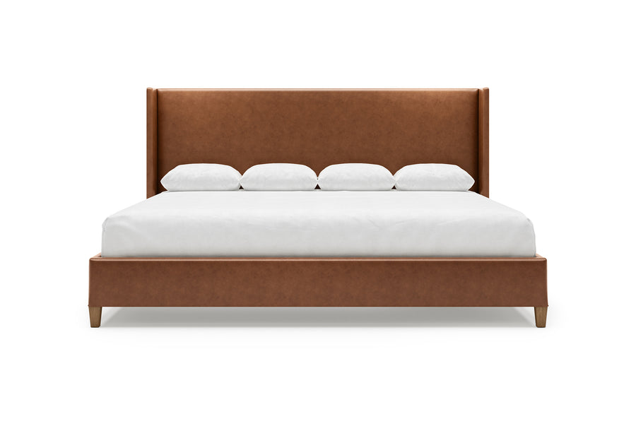 Kodiak Leather Bed in Cognac #color_cognac