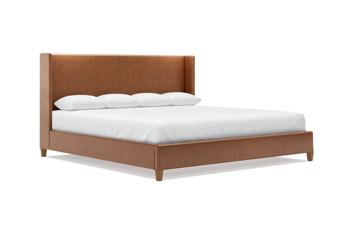 Kodiak Leather Bed in Cognac #color_cognac