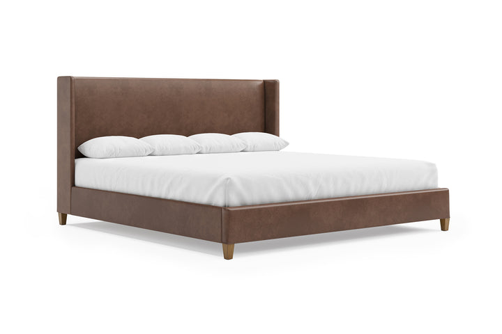 Kodiak Leather Bed in Espresso#color_espresso