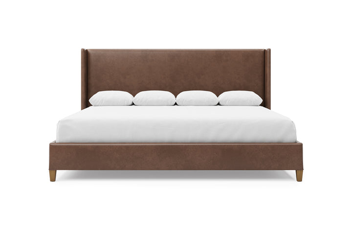 Kodiak Leather Bed in Espresso#color_espresso