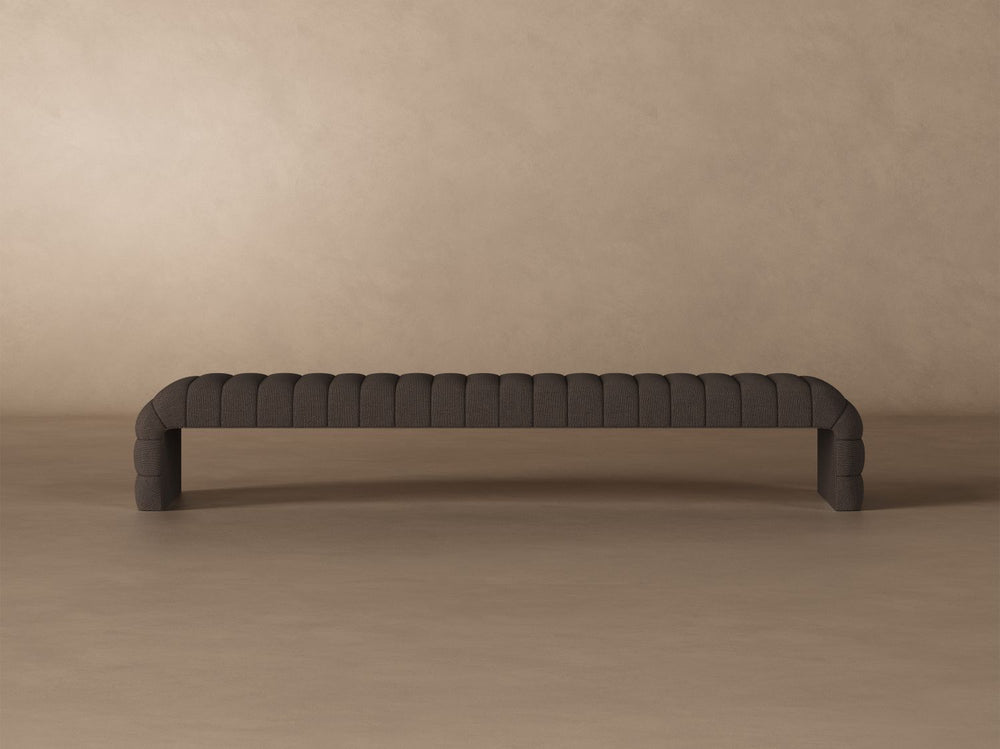 Louis Channel Bench in Bark#color_bark