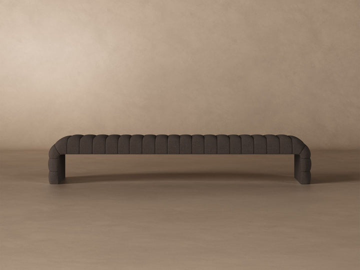 Louis Channel Bench in Bark#color_bark