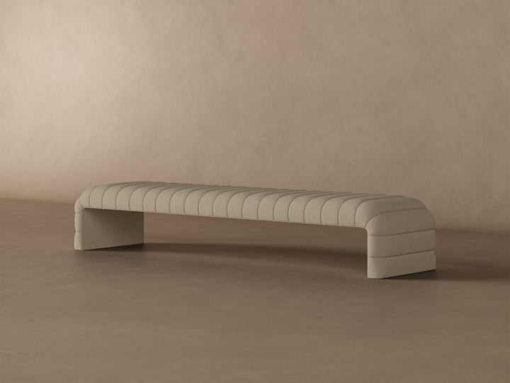 Louis Channel Bench in Buff#color_buff