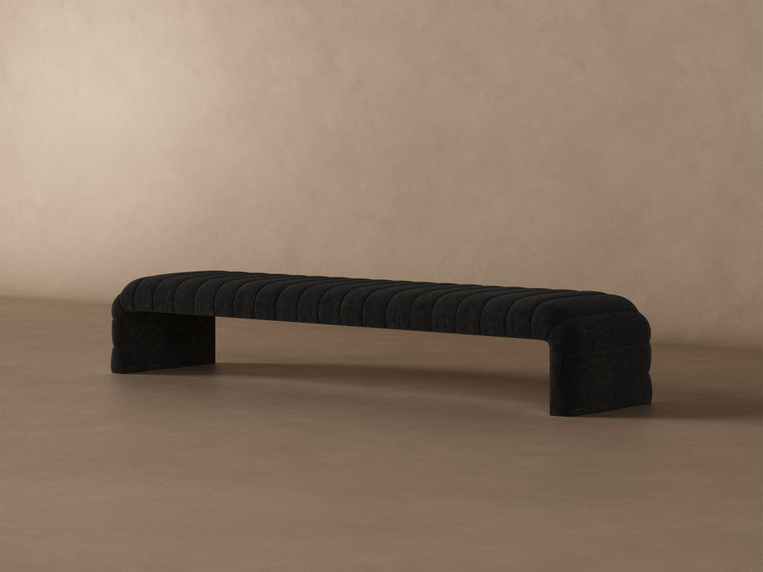 Louis Channel Bench in Ebony#color_onyx
