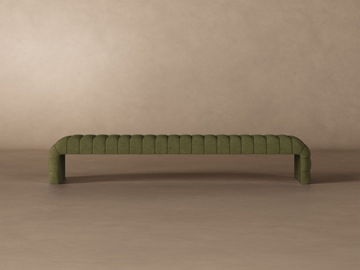 Louis Channel Bench in Moss#color_moss