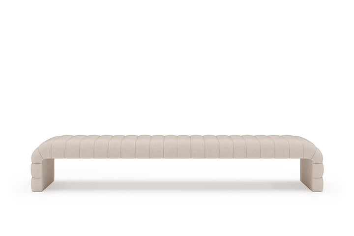 Louis Channel Bench in Oatmeal#color_oatmeal