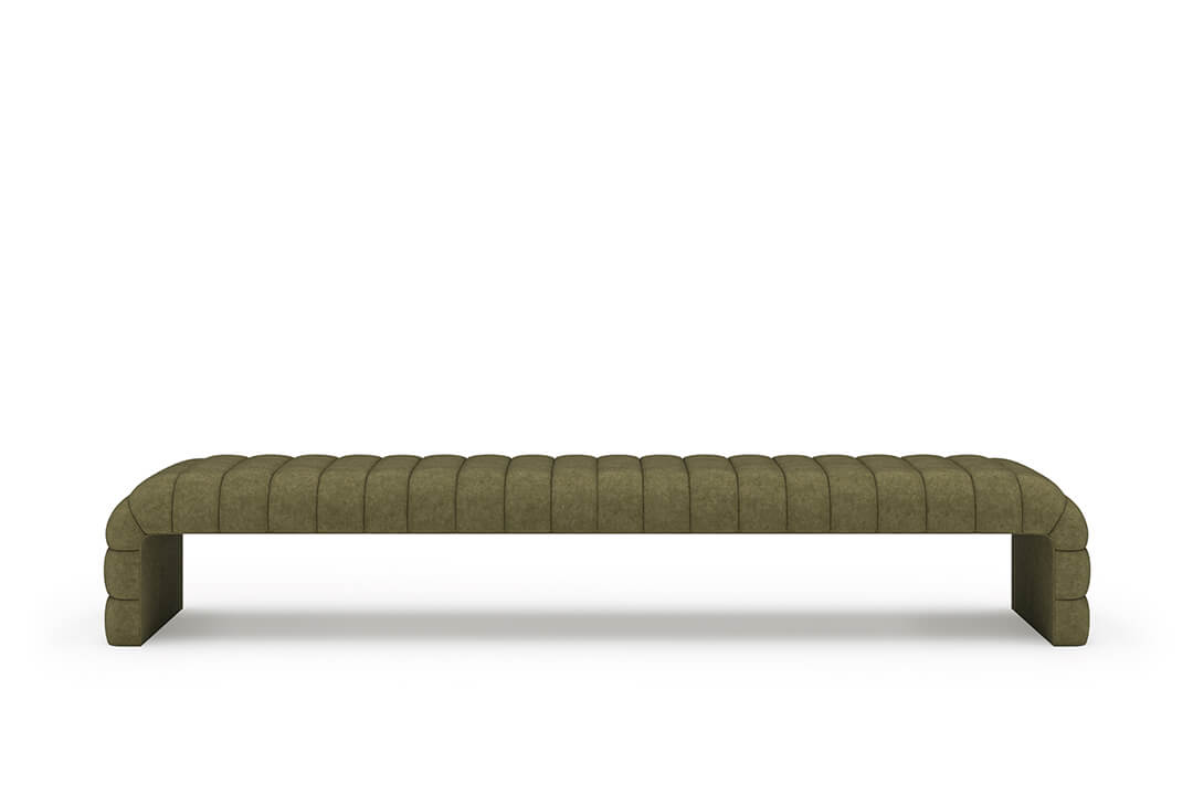 Louis Channel Bench in Moss#color_moss