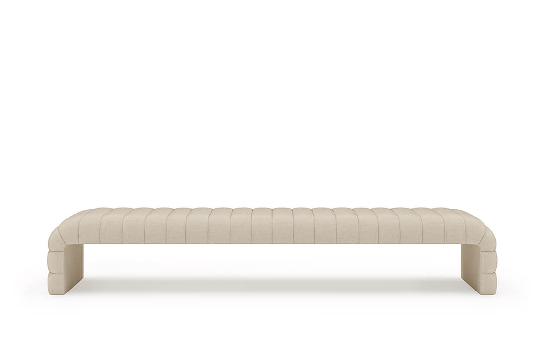 Louis Channel Bench in Flax#color_flax