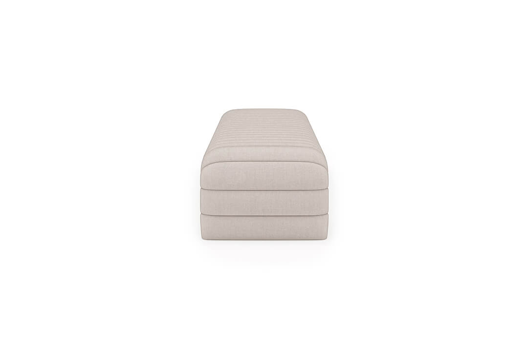 Louis Channel Bench in Oatmeal#color_oatmeal