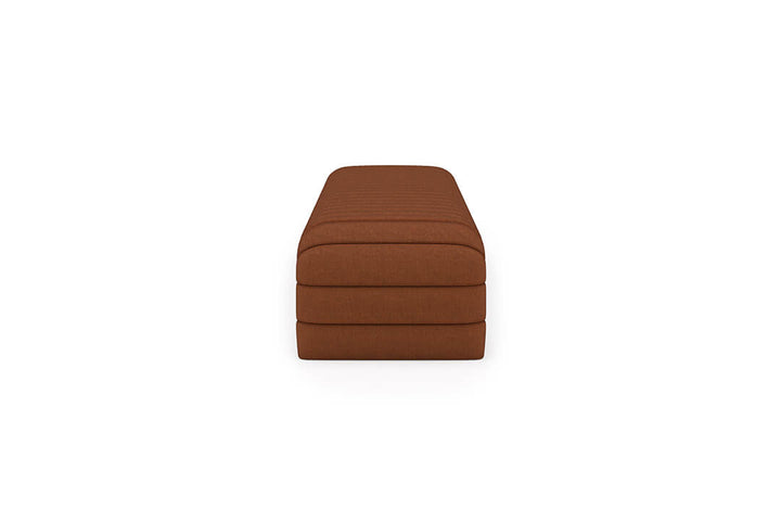 Louis Channel Bench in Clay#color_clay