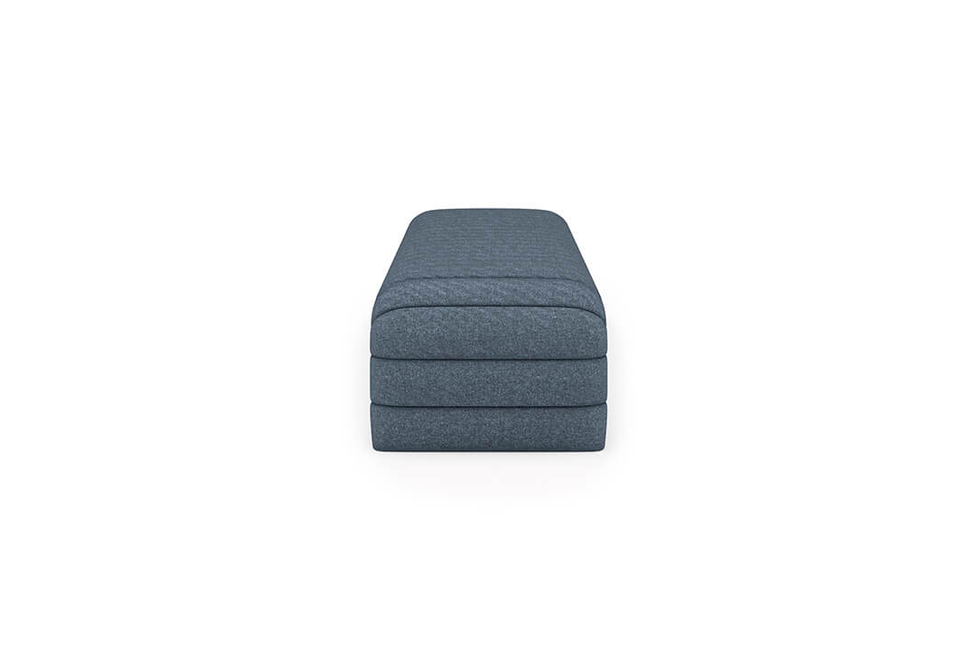 Louis Channel Bench in Steel#color_steel