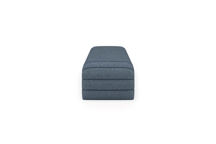Louis Channel Bench in Steel#color_steel