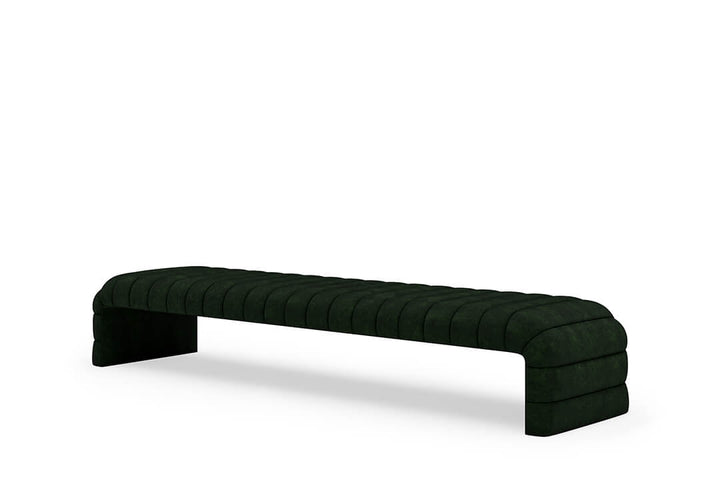 Louis Channel Bench in Emerald#color_emerald