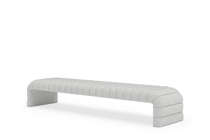 Louis Channel Bench in Dove#color_dove