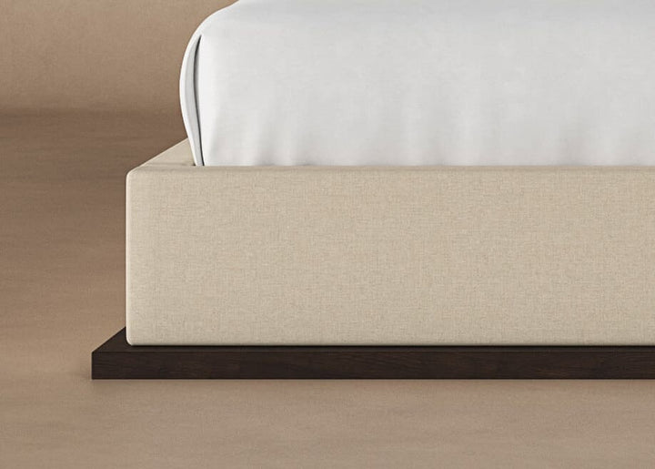 Marlow Bed Frame in buff#color_buff-chestnut
